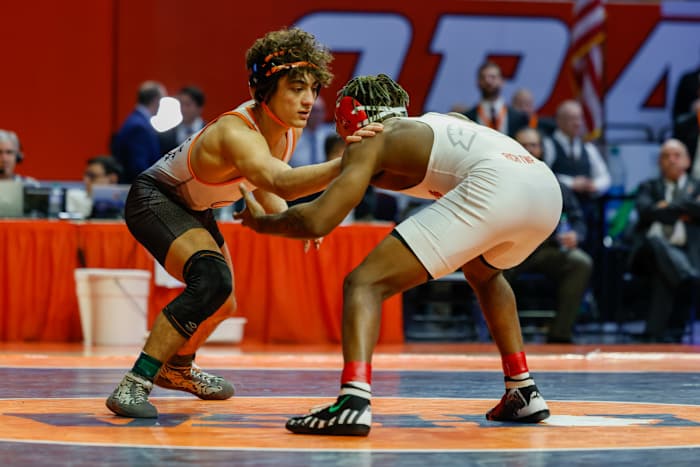 Illinois state wrestling championships February 18 2023 Nate Latsch 15437